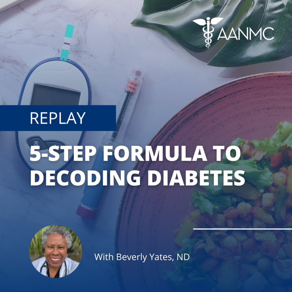 This webinar replay is a great resource for those interested in learning natural strategies for addressing diabetes.
