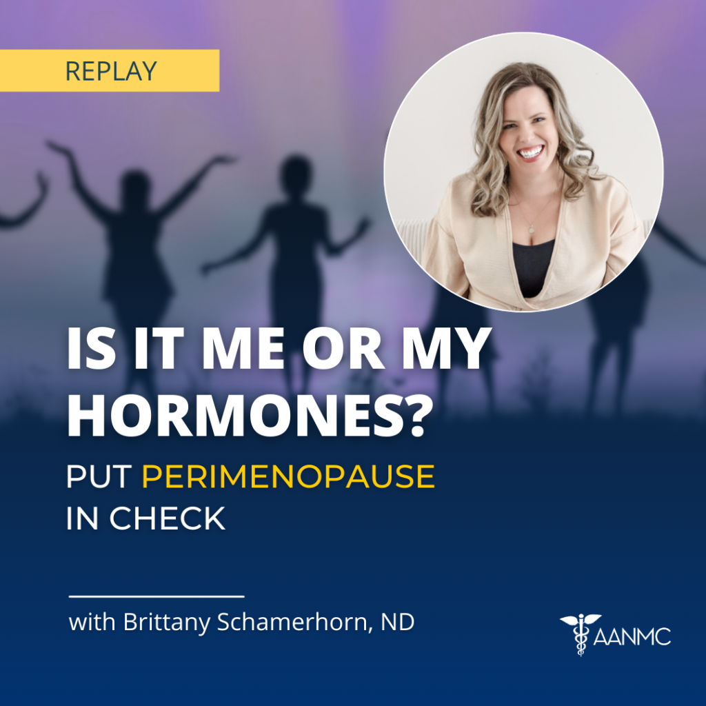 This webinar replay is packed with information about women's health, perimenopause, hormones, and menopause.